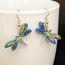 Dragonfly earrings
