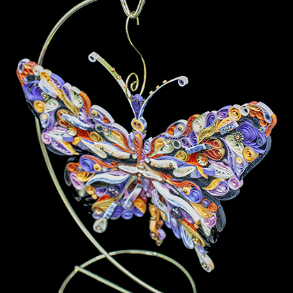 Quilled Treasures - Butterfly
						(No. 3)