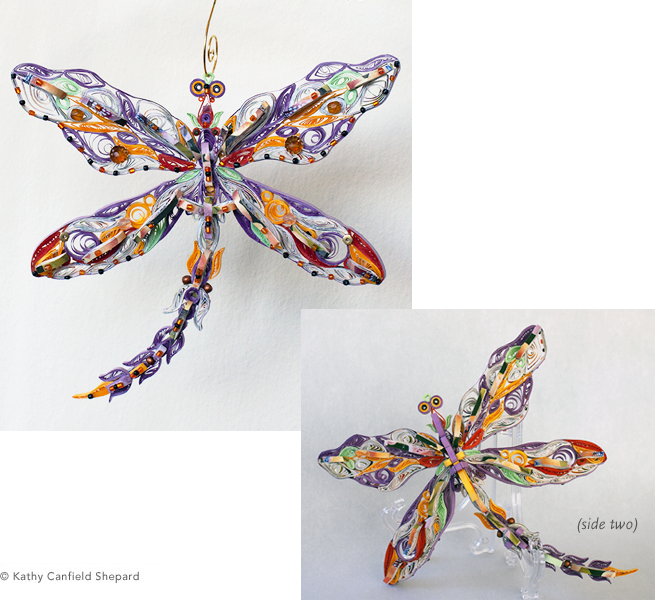 Quilled Treasures - Dragonfly (No. 1)
