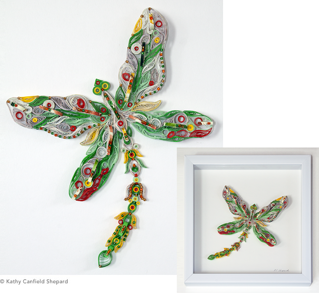 Quilled Treasures - Dragonfly (No. 2)