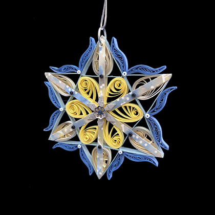 Quilled Treasures - Star Ornament No. 1a
