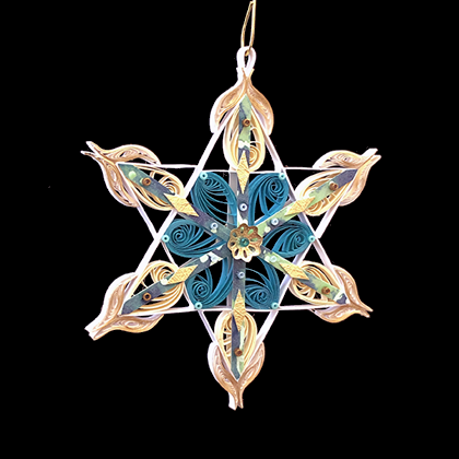 Quilled Treasures - Star Ornament No. 4