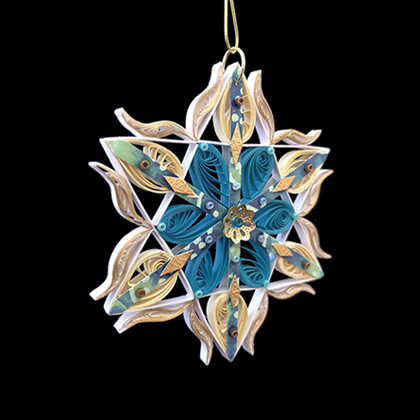 Quilled Treasures - Star Ornament No. 4a