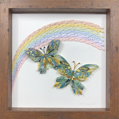 Quilled
						Treasures - Butterflies & Rainbow