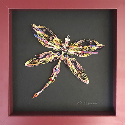 Quilled
						Treasures - Dragonfly No. 6