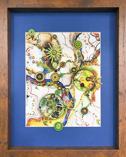 Quilled Treasures - Hybrid Abstract No. 1