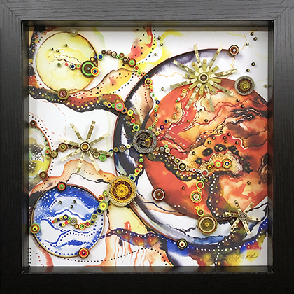 Quilled Treasures - Hybrid Abstract No. 5