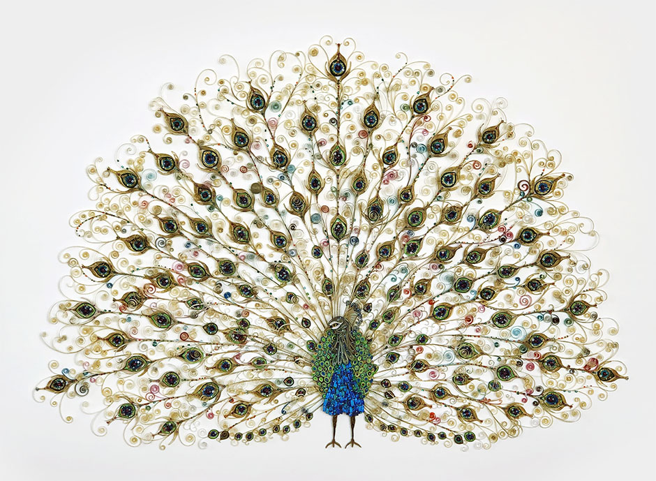 Quilled Treasures - Peacock