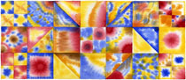 Abstract Watercolor: Grid Series