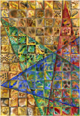 Abstract Watercolor: Grid Series