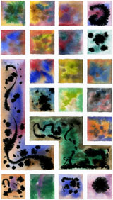 Abstract Watercolor: Grid Series