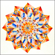 Abstract Watercolor: Kaleidoscope Series