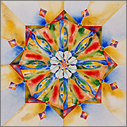Abstract Watercolor: Kaleidoscope Series