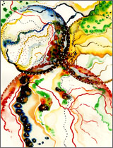 Abstract Watercolor: Grid Series