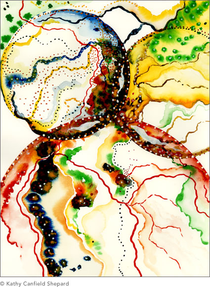 Abstract Watercolor: Union Series