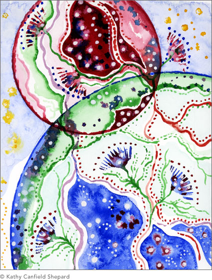 Abstract Watercolor: Union Series