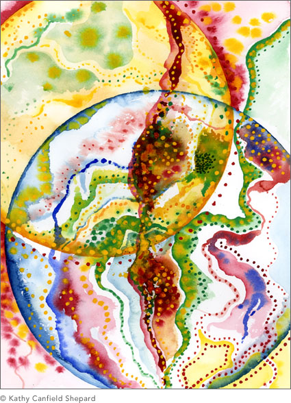 Abstract Watercolor: Union Series