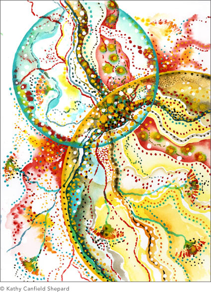 Abstract Watercolor: Union Series