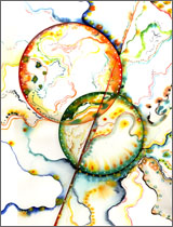 Abstract Watercolor: Grid Series