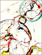 Abstract Watercolor: Grid Series