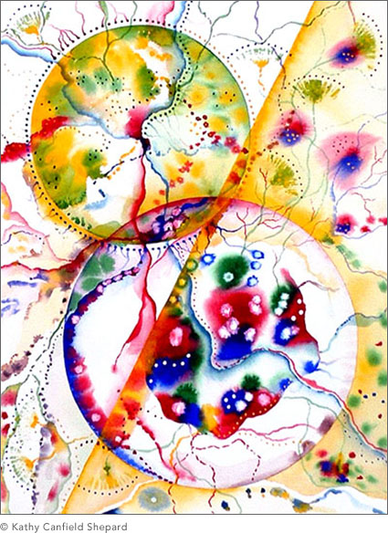 Abstract Watercolor: Union Series