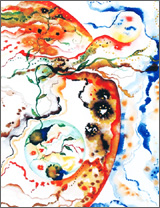 Abstract Watercolor: Kaleidoscope Series
