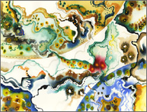 Abstract Watercolor: Kaleidoscope Series