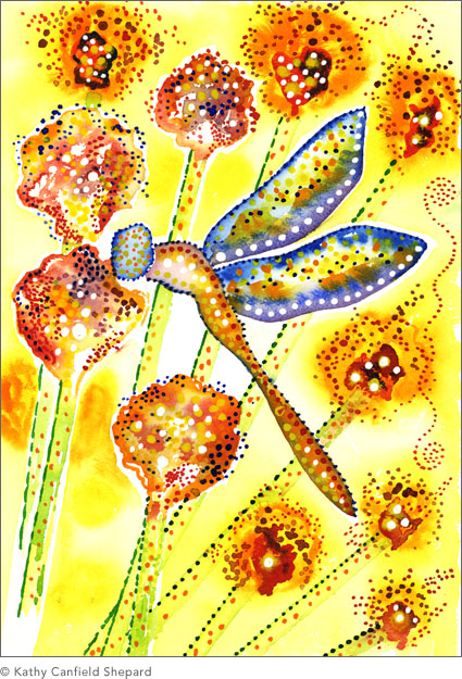 Dragonfly Watercolor