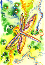 Butterflies & Dragonflies watercolor