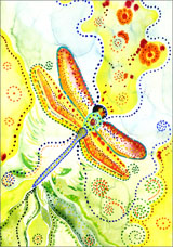 Butterflies & Dragonflies watercolor