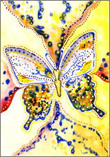 Butterflies & Dragonflies watercolor