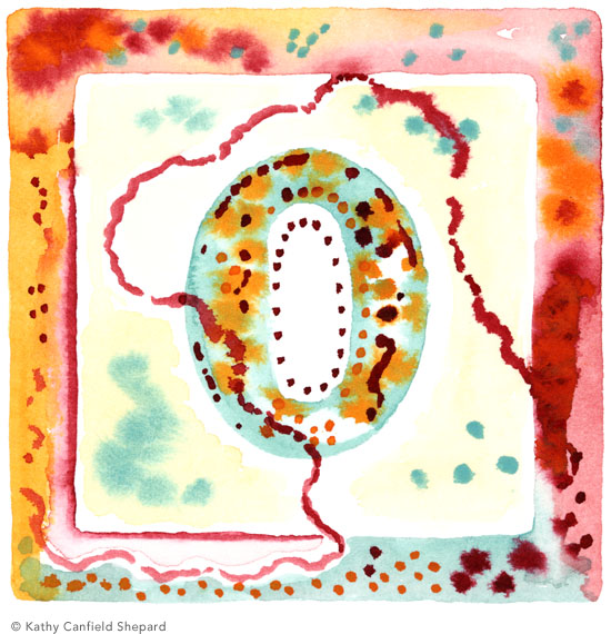Children's Toy Blocks Watercolor