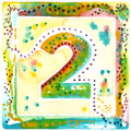 Children's Toy Block watercolor