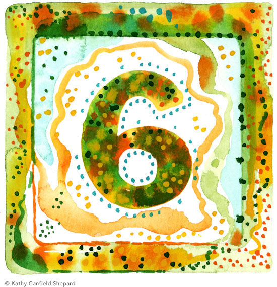 Children's Toy Blocks Watercolor
