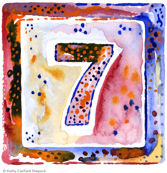 Children's Toy Blocks Watercolor