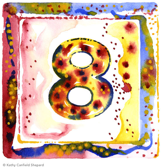 Children's Toy Blocks Watercolor
