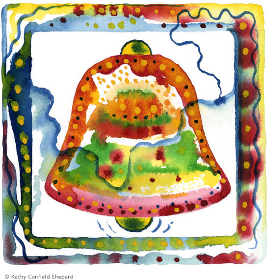 Children's Toy Blocks Watercolor