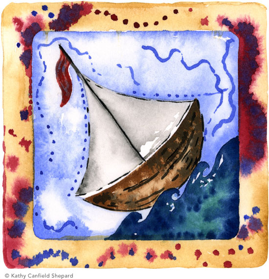 Children's Toy Blocks Watercolor