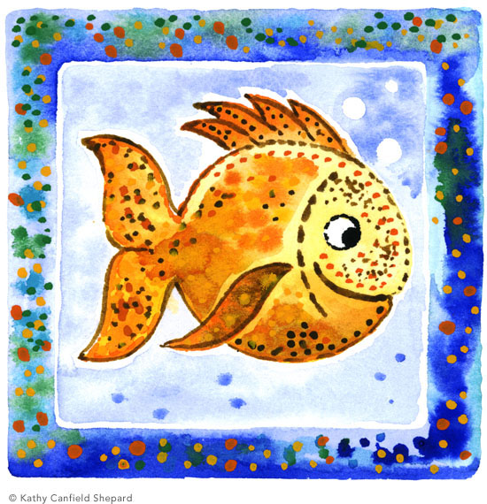 Children's Toy Blocks Watercolor