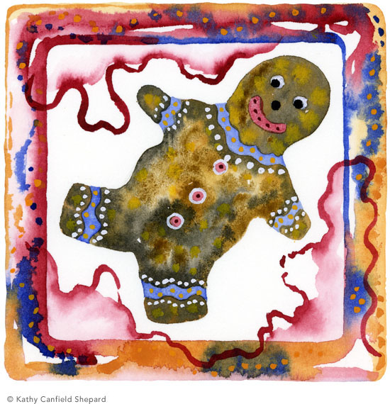 Children's Toy Blocks Watercolor