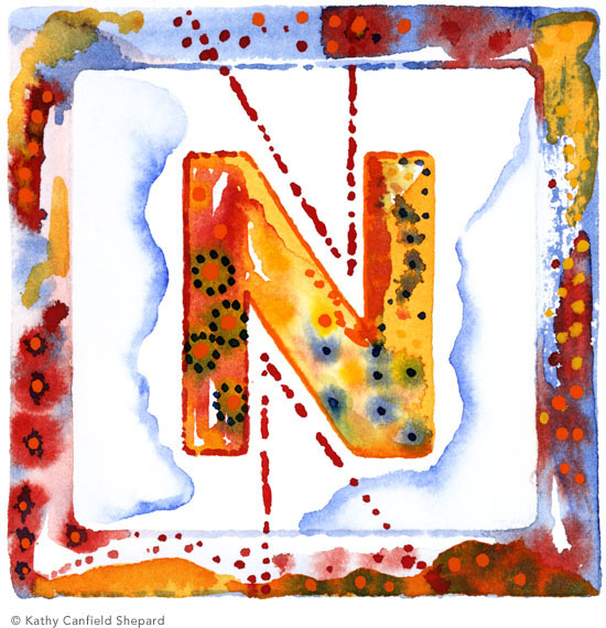 Children's Toy Blocks Watercolor