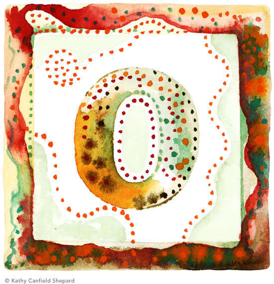 Children's Toy Blocks Watercolor