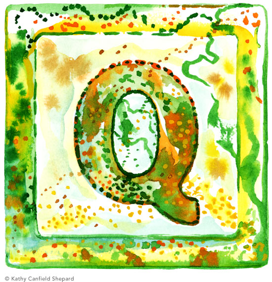Children's Toy Blocks Watercolor
