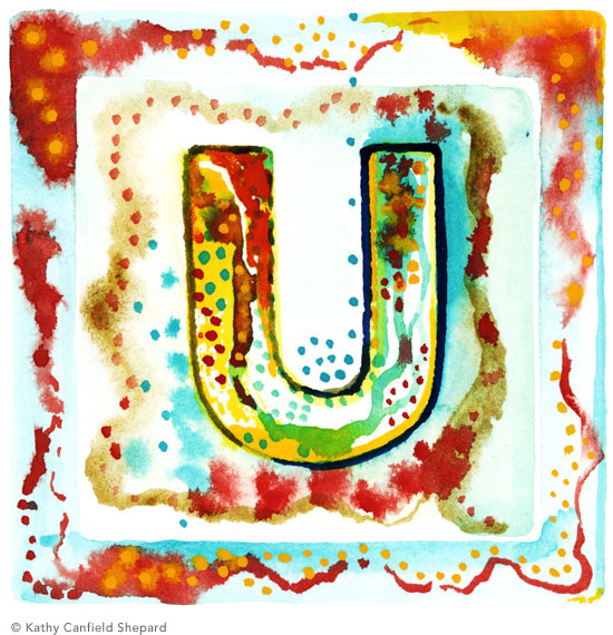 Children's Toy Blocks Watercolor