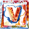 Children's Toy Block watercolor