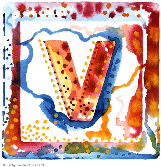 Children's Toy Blocks Watercolor