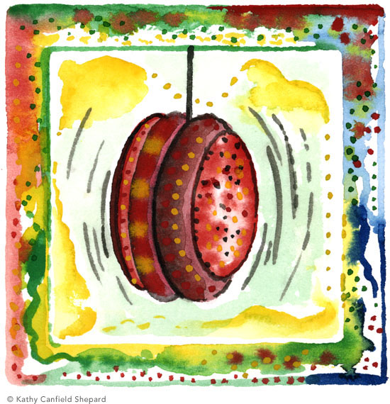 Children's Toy Blocks Watercolor
