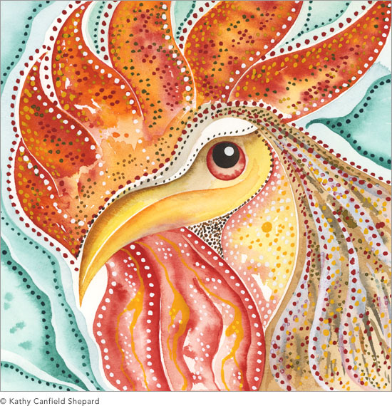 Chinese Zodiac Character Watercolor