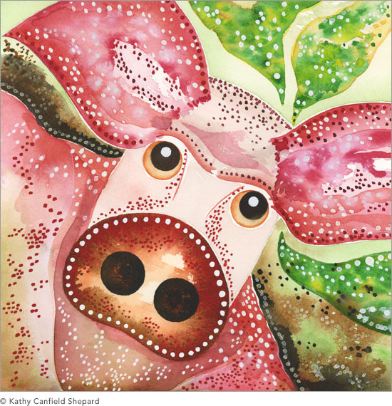 Chinese Zodiac Character Watercolor