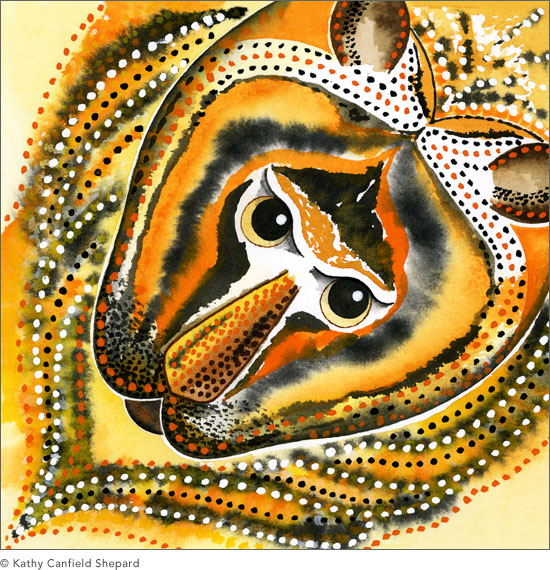 Chinese Zodiac Character Watercolor